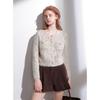Otoño e Invierno Nuevo Estilo Suéter Estilo Francés Perezoso Cárdigan de Punto Top Elegante Casual para Mujer Dulce Chaqueta Corta