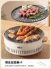 Estufa de Anillo Estufa Eléctrica Estufa de Horno Traje Electrodomésticos de Doble Propósito Eléctrico-Carbón Juego Completo Estufa Eléctrica para Barbacoa Estufa para Barbacoa de Reunión Familiar