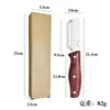 Cuchillo pelador de acero inoxidable, raspador de cocina, pelador doméstico, cuchillo de caña gruesa, cuchillo para piña, lechuga, cáscara de calabaza.