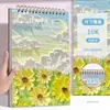 Cuaderno de bocetos transfronterizo A4 Engrosado Libro de Dibujo para Estudiantes de Arte Cuaderno Especial Álbum de Fotos de Hojas Sueltas Foto en Blanco