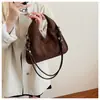 2025 Bolso Nuevo Transfronterizo Bolso de Hombro Mate Estilo Simple para Mujer Bolso Triángulo para Mujer Color Sólido Bolso de Mano Casual