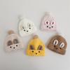 Gorro de bebé de otoño e invierno, cálido y afelpado, resistente al viento, bonito y súper lindo, con protección para las orejas para niños y niñas.