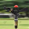 Aspersor de Plástico com Braço Oscilante de 6 Pontos para Irrigação de Gramado, Aspersor Rotativo de 360 Graus para Resfriamento, Remoção de Poeira, Irrigação de Jardins e Terras Agrícolas