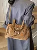 Bolso Retro Texturizado de Alta Gama para Mujer 2025 Nuevo Invierno Moda Bolso de Hombro Cruzado Versátil Bolso Tote para Viajes Cotidianos Trendy