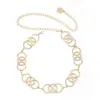 Cadena de Cintura al por Mayor Transfronteriza Estilo Europeo y Americano para Mujer, Joyería de Moda, Cadena Corporal Versátil, Nuevo Diseño Metálico Personalizado