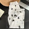 Pijama Plus Size Feminino Desenho Gatinho Fofo Estilo Estudante, Estilo Primavera e Verão, Pode Ser Usado Fora de Casa, Conjunto de Três Peças de Roupa de Casa Soltinha