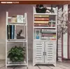 Estantería de Madera Maciza Estante de Almacenamiento de Pie para el Hogar Sala de Estar Estante de Almacenamiento Pino Gabinete Pequeño Gabinete de Almacenamiento Gabinete Estrecho Librería Infantil