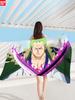 Toalla de Playa de Microfibra Fina One Piece Toalla de Baño Absorbente Estampada