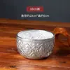 Tazón de lata para agua potable tailandesa vajilla importado de Tailandia estilo del Sudeste Asiático Dai plata Pao Ruda tazón tazón para postre de batido