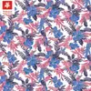 Tela de algodón brocado impresa de verano estilo hawaiano ropa para hombre conjunto de ropa para niños pantalones anti-mosquitos tela de camisa punto al por mayor