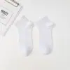 Meias Invisíveis Cano Baixo de Malha Respirável para Barco Femininas, Algodão Fino, Anti-Odor, Absorventes de Suor, Alta Elasticidade, Não Apertam, Versáteis