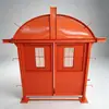Puerta de valla ignífuga de doble propósito para minas de carbón, alta resistencia, ignífuga, impermeable, fácil de instalar