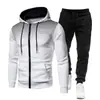 Conjunto Nuevo de Sudadera y Pantalones 2023, Comercio Transfronterizo Amazon Ropa Deportiva y de Fitness para Hombre Otoño e Invierno