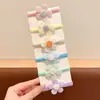 Lindos y Hermosos Scrunchies Infantiles para Niñas 2026 Nuevas Cuerdas para el Cabello de Color Dopamina Alta Elasticidad Accesorios para el Cabello No Dañinos