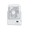 2026 Novo Ventilador de Camping Transfronteiriço Recarregável por USB Portátil Ultra Fino de Mesa Magnético Montado na Parede Ventilador de Tenda