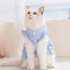 Roupas para Gatos, Vestidos Estilo Princesa para Primavera e Verão, Saias para Gatos Adultos e Filhotes, Roupas Finas para Cachorros, Roupas para Pets