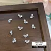 Accesorios para Uñas con Circonita Brillante, Moño, Corazón, Estrella Radiante, Flor de Cinco Pétalos, Productos Terminados Hechos a Mano, Decoraciones para Uñas con Pedrería Apilada