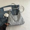 Bolso de mano de gran capacidad para mujer, estilo coreano, estilo occidental, con cadena, para viaje, 2024