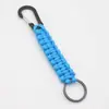 Llavero de Supervivencia al Aire Libre Llavero Trenzado de Paracord Anillo Llavero Colgante de Paracord Llavero de Paracord