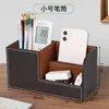 Contenedor de bolígrafos de oficina diseño de lujo ligero gran capacidad almacenamiento de escritorio de oficina bolígrafo papelería caja de bolígrafos adornos creativo