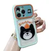 Diseño de pingüino y West Highland en bloques de color se transforma instantáneamente en una funda para iPhone 17 Pro Max apta para iPhone 16, funda transparente de cielo estrellado dopamina