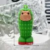 Llavero Caja Sorpresa Figura Shan Hai Jing Llavero Colgante Shan Guo Shan Hai Jing Figura de Palo de Madera de Goma Blanda 3D Pvc