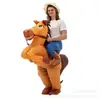 Disfraz Inflable de Caballo de Venta Caliente Transfronteriza para Halloween, Disfraz Divertido para Fiesta, Disfraz para Actuación, Disfraz Inflable de Ratón