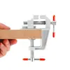 Mini Mesa Hogar Pequeño Tornillo de Banco DIY Wenwan Perforación Sujeción Herramienta de Fijación Aleación de Aluminio Micro Grabado Tornillo de Banco de Banco