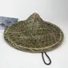 Trampa de bagre tejida de bambú cesta de pesca tradicional hecha a mano decoración de casa de campo pantalla de lámpara rincón de estanque de peces negro trampa de peces