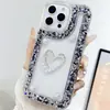 Funda para Teléfono Samsung A57 de Diamante Triturado Brillante Adecuada para Corazón Doble S26Ultra Perla A55 Transfronteriza A14 Comercio Exterior A13