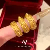 Tienda de Oro Mismo Estilo Gato Antiguo Tallado en Oro Gatito Mariposa Huella de Gato Anillo Abierto, Regalo para Mejor Amiga, Mayoreo