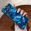 Shopee el más vendido ilustración de arte de peces de aguas profundas azul profundo funda protectora de nicho de gama alta para Galaxy S24 funda para teléfono S25