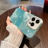 Papel Estanho Padrão Moldura de Diamante Capa de Celular IMD Adequada para iPhone15PROMAX Tendência 14 Personalidade 12 Buraco Grande 11