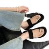 Hermosas Sandalias sin Cierre de Tacón Bajo para Mujer, Zapatos de Nuevo Estilo Verano 2026 para Usar con Faldas, Chanclas de Playa