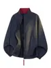 Chaqueta Estilo High Street Cool Cleanfit para Hombres y Mujeres, Nueva Moda de Hong Kong Primavera 2026 Talla Grande Color Sólido Chaqueta Elegante