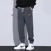 Novedad de OtoñoPantalones de Chándal de Pana para Hombre, Pantalones Casuales con Retazos, Modernos de Corte Holgado, Pantalones Jogger Versátiles