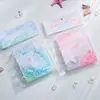 Álbum de Tarjetas de Cristal Ins Álbum de Colección de Tarjetas Fotográficas de Ídolos tipo Abanico de 3 pulgadas Rejilla Única Onda de Agua Álbum de Tarjetas de Hojas Sueltas Álbum de Tarjetas Polaroid Rejilla Única