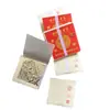Fábrica de Origem Papel Folha de Ouro Genuíno 92% 4,33*4,33cm para Estátuas de Buda e Decoração de Douramento de Templos