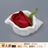 Venta directa de fábrica de flores artificiales rojas con miles de estilos para elegir, incluyendo rosas burdeos y dalias, para materiales de decoración de bodas