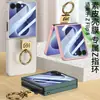 Adecuado para funda de teléfono Samsung Z Flip8, cuero liso ultradelgado, funda tipo libro de lujo ligero con película integrada, cubierta protectora de color sólido para Flip8