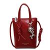 Mini Bolso Pequeño para Mujer 2025 Verano Nueva Moda Versátil Bolso para Teléfono Móvil Colgante Versátil Bandolera de Hombro