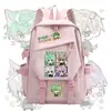 Mochila de mercancía del Dios Maligno Moran, mochila estilo anime 2D del equipo del hospital Wang Qing Han Yu para estudiantes hombres y mujeres, moderna