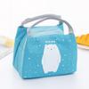 Novo Pano Oxford Catiônico Duplo Portátil Engrossado Folha de Alumínio Lancheira Bolsa Lancheira Bolsa Preservação de Calor Bolsa com Lancheira de Arroz