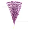 Cacho de Frutas Vermelhas de Azevinho com Lantejoulas Artificiais de Natal Decoração de Natal Ano Novo Decoração de Sala de Estar Arranjo de Flores Enfeites