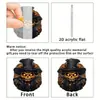 2025 Nuevo Producto Transfronterizo Acrílico Halloween Hombre Calabaza Creativo Horror Decoración Colgante para Espejo Retrovisor de Coche