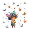 Transfronterizo 2025 Nuevo Modelo Afg3929 Niño con Lámpara que Brilla en la Oscuridad Mariposa que Brilla en la Oscuridad Mono Dropshipping