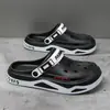 EVA Zapatos Nuevos con Agujeros para Hombre Verano para Exterior Estilo Coreano Sandalias y Pantuflas de Punta para Estudiantes