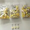 Conector de Línea Dividida de Silicona Antienredos, Separador de Doble Gancho Antienredos, Accesorios de Pesca Space Beans