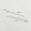 Cadena de Cola Ajustable con Forma de Corazón Chapada en Oro Cobre Cadena de Extensión Cadena Hecha a Mano DIY Collar Pulsera Joyería de Perlas