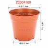 Atacado de fábrica porta-flores de plástico vaso de flores base para jardinagem fundo de rede para berçário furo inferior inferior verde vaso rígido respirável para plantio
